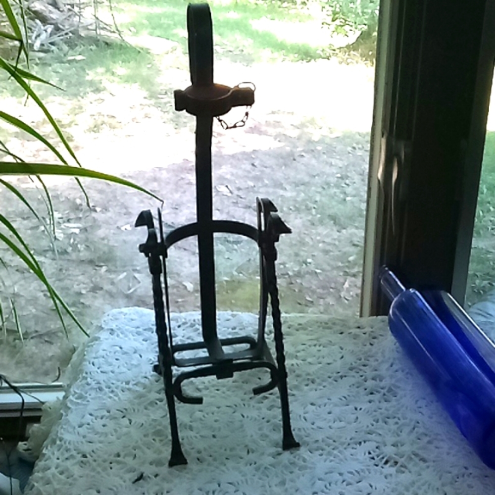 Vintage Ashbach Uralt wrought iron wine pourer
